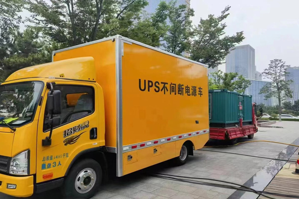 浙江发电机租赁施工现场