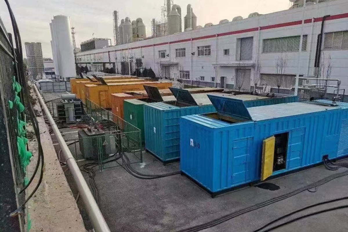浙江发电机租赁施工现场